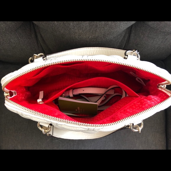 Cream Kate Spade Purse, barely used - Picture 3 of 4